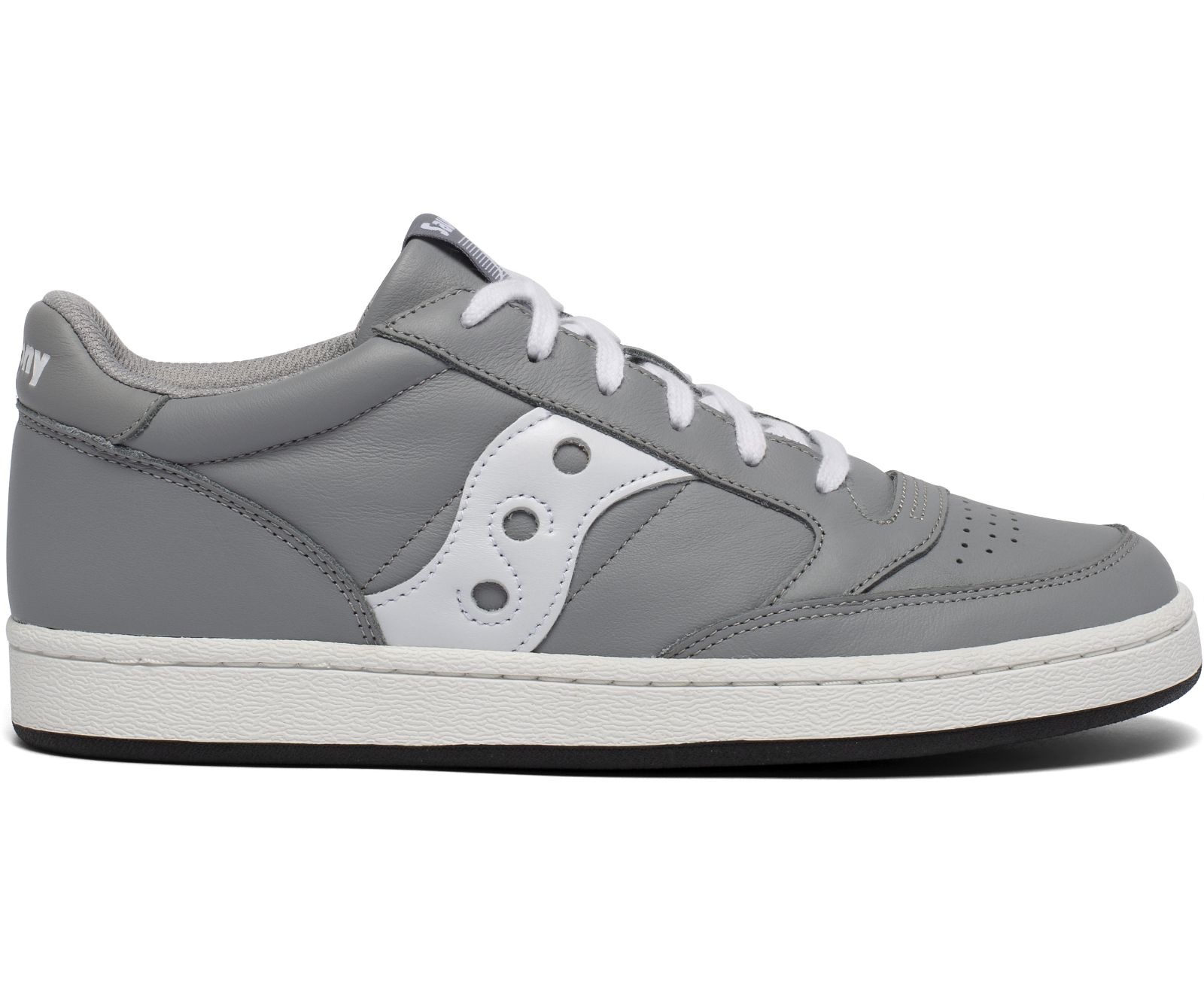 Men\'s Saucony Jazz Court Originals Grey / White | Singapore 404FDNM